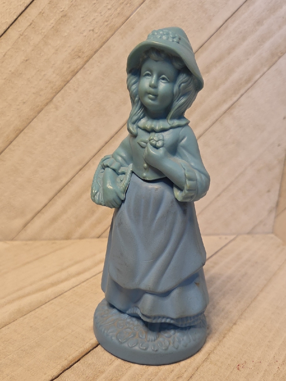 Vintage AVON Little Girl Blue Empty Perfume Bottle Collectable